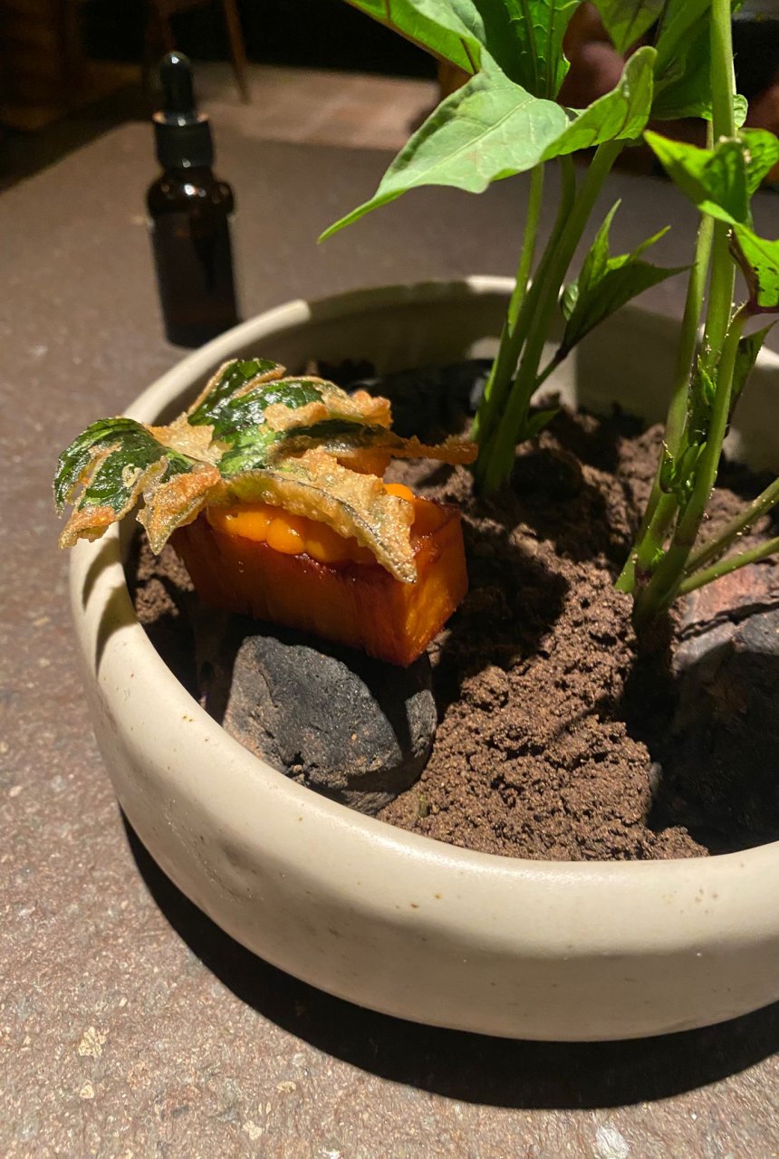 Knusprig frittierte Süsskartoffeln mit Frischkäsefüllung